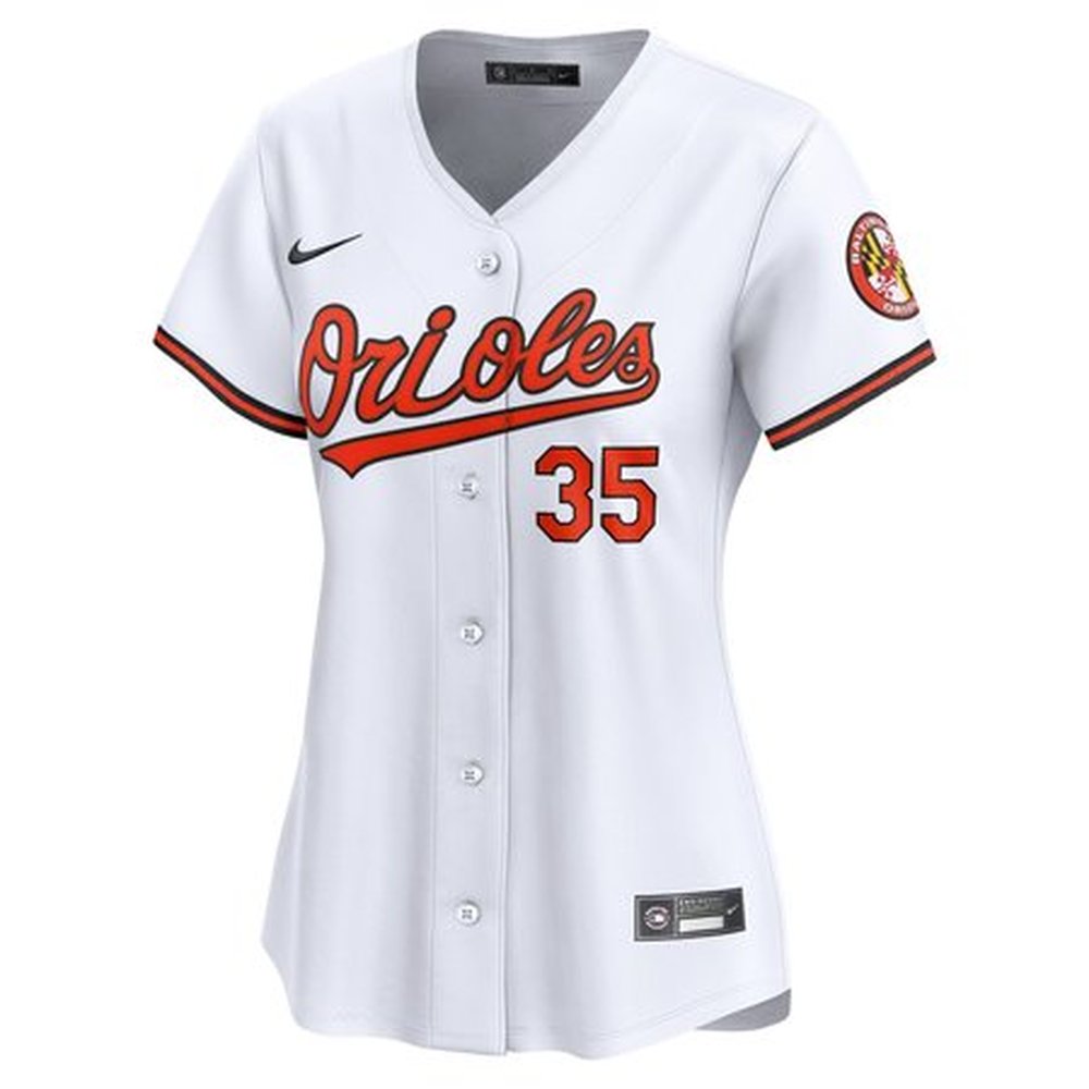 Women's Baltimore Orioles Adley Rutschman White Home Limited Player Jersey