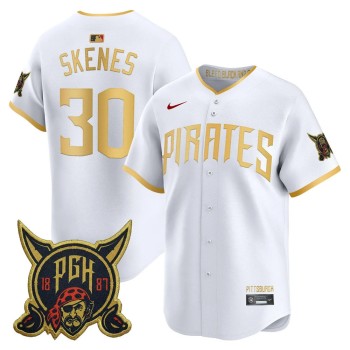Men's Pittsburgh Pirates #30 Paul Skenes White 2026 City Connect Jersey