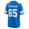 Men's Detroit Lions Kingsley Eguakun  Blue Game Jersey