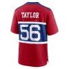 Men's New York Giants Lawrence Taylor Century Red Alternate Retired Player Game Jersey