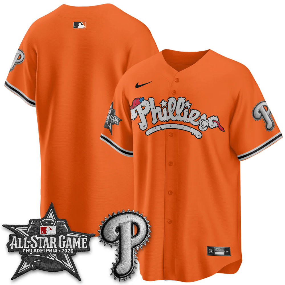 Men's Philadelphia Phillies Orange 2026 MLB All-Star Jersey