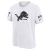 Youth Detroit Lions White 2024 Salute To Service T-Shirt