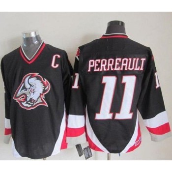 Sabres #11 Gilbert Perreault Black CCM Throwback Stitched NHL Jersey Sabres #11 Gilbert Perreault Black CCM Throwback Stitched NHL Jersey