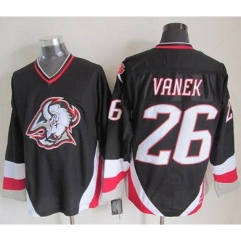 Sabres #26 Thomas Vanek Black CCM Throwback Stitched NHL Jersey Sabres #26 Thomas Vanek Black CCM Throwback Stitched NHL Jersey