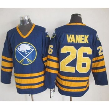 Sabres #26 Thomas Vanek Navy Blue CCM Throwback Stitched NHL Jersey Sabres #26 Thomas Vanek Navy Blue CCM Throwback Stitched NHL Jersey