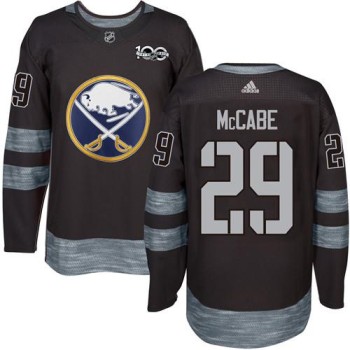 Sabres #29 Jake McCabe Black 1917-2017 100th Anniversary Stitched NHL Jersey Sabres #29 Jake McCabe Black 1917-2017 100th Anniversary Stitched NHL Jersey