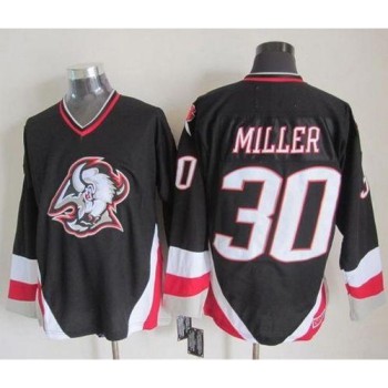 Sabres #30 Ryan Miller Black CCM Throwback Stitched NHL Jersey