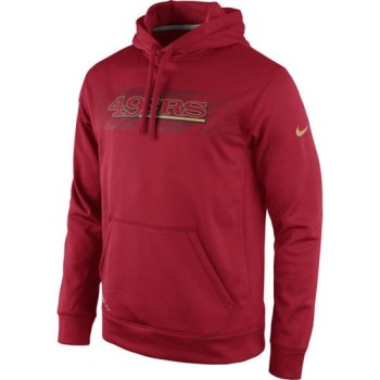 San Francisco 49ers KO Speed Wordmark Performance Hoodie Red San Francisco 49ers KO Speed Wordmark Performance Hoodie Red