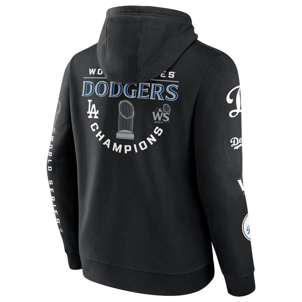 Men's Los Angeles Dodgers Black 2024 World Series Champions Hoodie