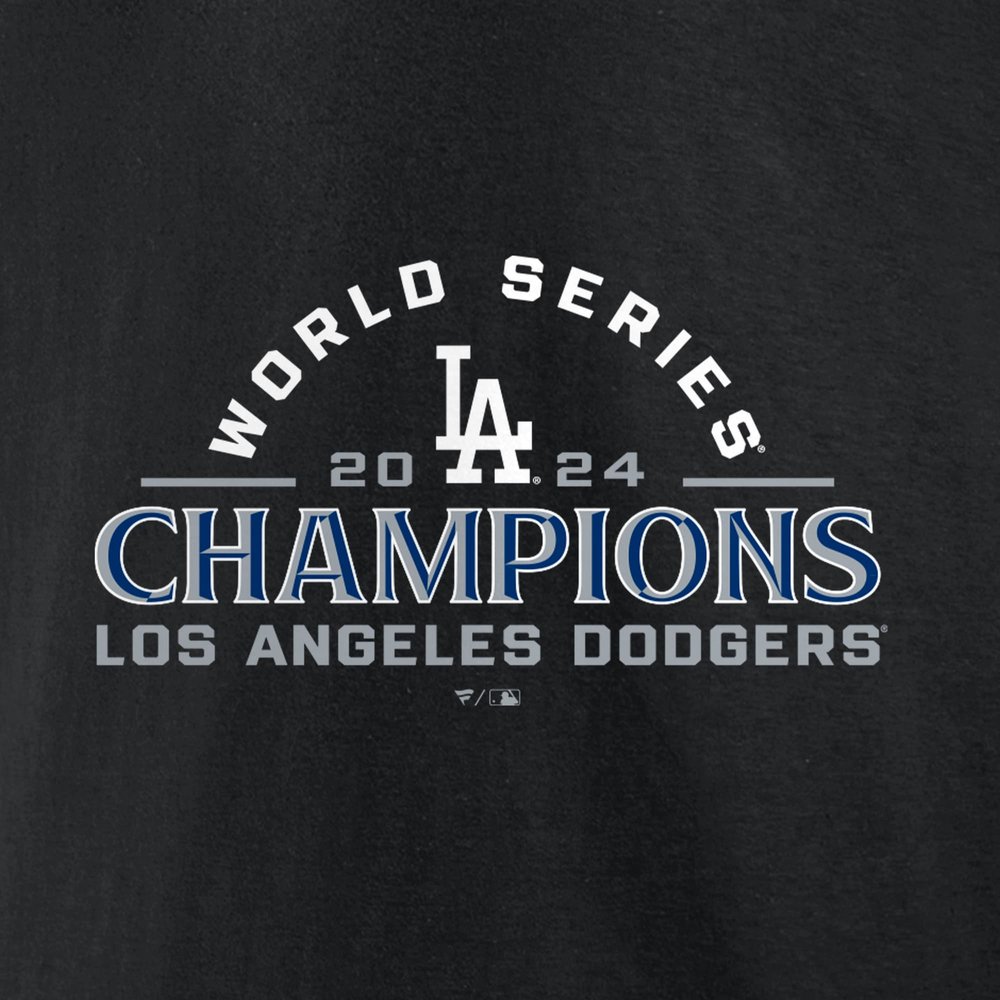 Men's Los Angeles Dodgers Black 2024 World Series Champions Hoodie