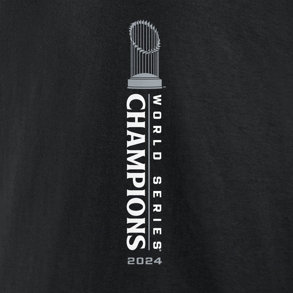 Men's Los Angeles Dodgers Black 2024 World Series Champions Hoodie