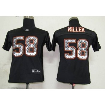 Sideline Black United Broncos #58 Von Miller Black Stitched Youth NFL Jersey Sideline Black United Broncos #58 Von Miller Black Stitched Youth NFL Jersey