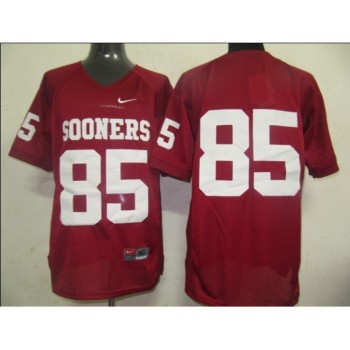 Sooners #85 Red Stitched NCAA Jersey Sooners #85 Red Stitched NCAA Jersey