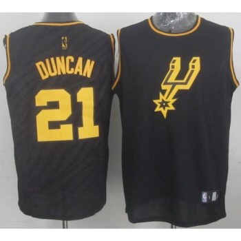 Spurs #21 Tim Duncan Black Precious Metals Fashion Stitched NBA Jersey Spurs #21 Tim Duncan Black Precious Metals Fashion Stitched NBA Jersey