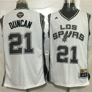 Spurs #21 Tim Duncan White Latin Nights Stitched NBA Jersey Spurs #21 Tim Duncan White Latin Nights Stitched NBA Jersey