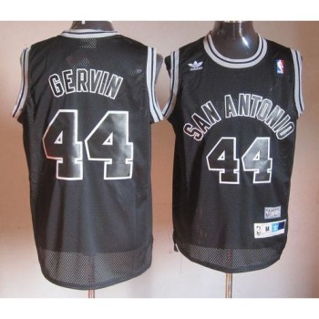 Spurs #44 George Gervin Black Shadow Throwback Stitched NBA Jersey Spurs #44 George Gervin Black Shadow Throwback Stitched NBA Jersey