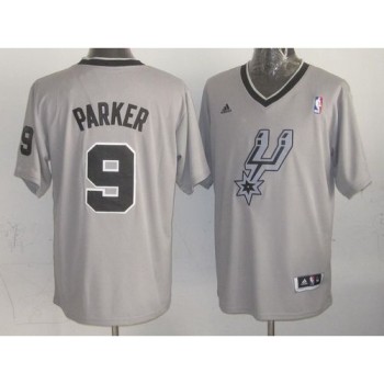 Spurs #9 Tony Parker Grey 2013 Christmas Day Swingman Stitched NBA Jersey Spurs #9 Tony Parker Grey 2013 Christmas Day Swingman Stitched NBA Jersey