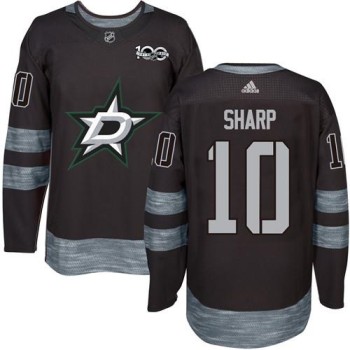 Stars #10 Patrick Sharp Black 1917-2017 100th Anniversary Stitched NHL Jersey Stars #10 Patrick Sharp Black 1917-2017 100th Anniversary Stitched NHL Jersey