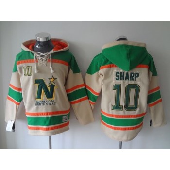 Stars #10 Patrick Sharp Cream Sawyer Hooded Sweatshirt Stitched NHL Jersey Stars #10 Patrick Sharp Cream Sawyer Hooded Sweatshirt Stitched NHL Jersey