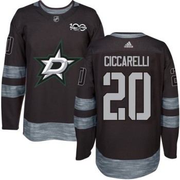 Stars #20 Dino Ciccarelli Black 1917-2017 100th Anniversary Stitched NHL Jersey Stars #20 Dino Ciccarelli Black 1917-2017 100th Anniversary Stitched NHL Jersey