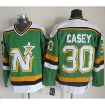 Stars #30 Jon Casey Green CCM Throwback Stitched NHL Jersey Stars #30 Jon Casey Green CCM Throwback Stitched NHL Jersey
