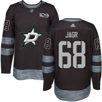 Stars #68 Jaromir Jagr Black 1917-2017 100th Anniversary Stitched NHL Jersey Stars #68 Jaromir Jagr Black 1917-2017 100th Anniversary Stitched NHL Jersey
