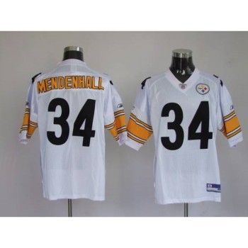Steelers #34 Rashard Mendenhall White Stitched Youth NFL Jersey Steelers #34 Rashard Mendenhall White Stitched Youth NFL Jersey
