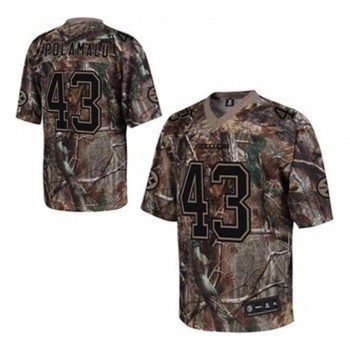 Steelers #43 Troy Polamalu Camouflage Stitched Realtree Collection Youth NFL Jersey Steelers #43 Troy Polamalu Camouflage Stitched Realtree Collection Youth NFL Jersey