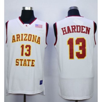 Sun Devils #13 James Harden White Stitched NCAA Basketball Jersey Sun Devils #13 James Harden White Stitched NCAA Basketball Jersey