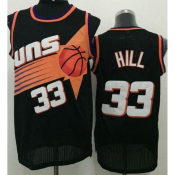 Suns #33 Grant Hill Black Throwback Stitched NBA Jersey
