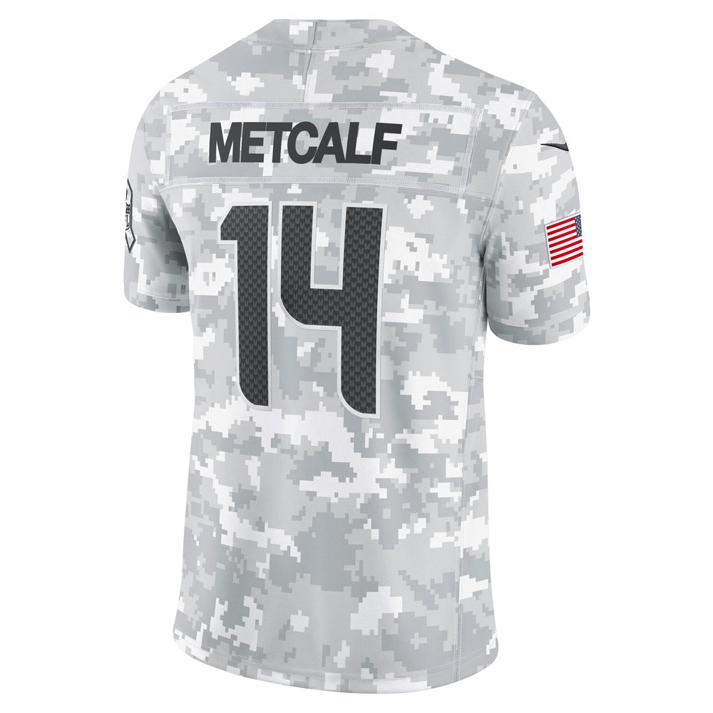 Men's Seattle Seahawks DK Metcalf Arctic Camo 2024 Salute to Service Limited Jersey Men's Seattle Seahawks DK Metcalf Arctic Camo 2024 Salute to Service Limited Jersey