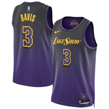 Unisex Los Angeles Lakers #3 Anthony Davis Purple 2024/25 Swingman Player City Edition Jersey Unisex Los Angeles Lakers #3 Anthony Davis Purple 2024/25 Swingman Player City Edition Jersey