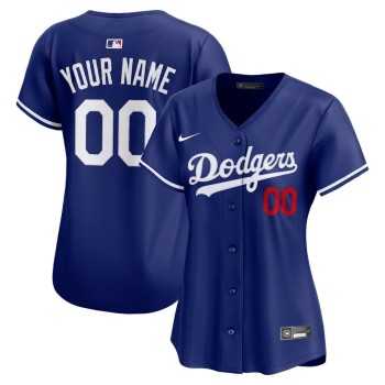 Women's Los Angeles Dodgers Royal Alternate Limited Custom Jersey