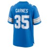 Men's Detroit Lions Chelen Garnes  Blue Game Jersey