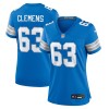 Women's Detroit Lions Duke Clemens  Blue Game Jersey