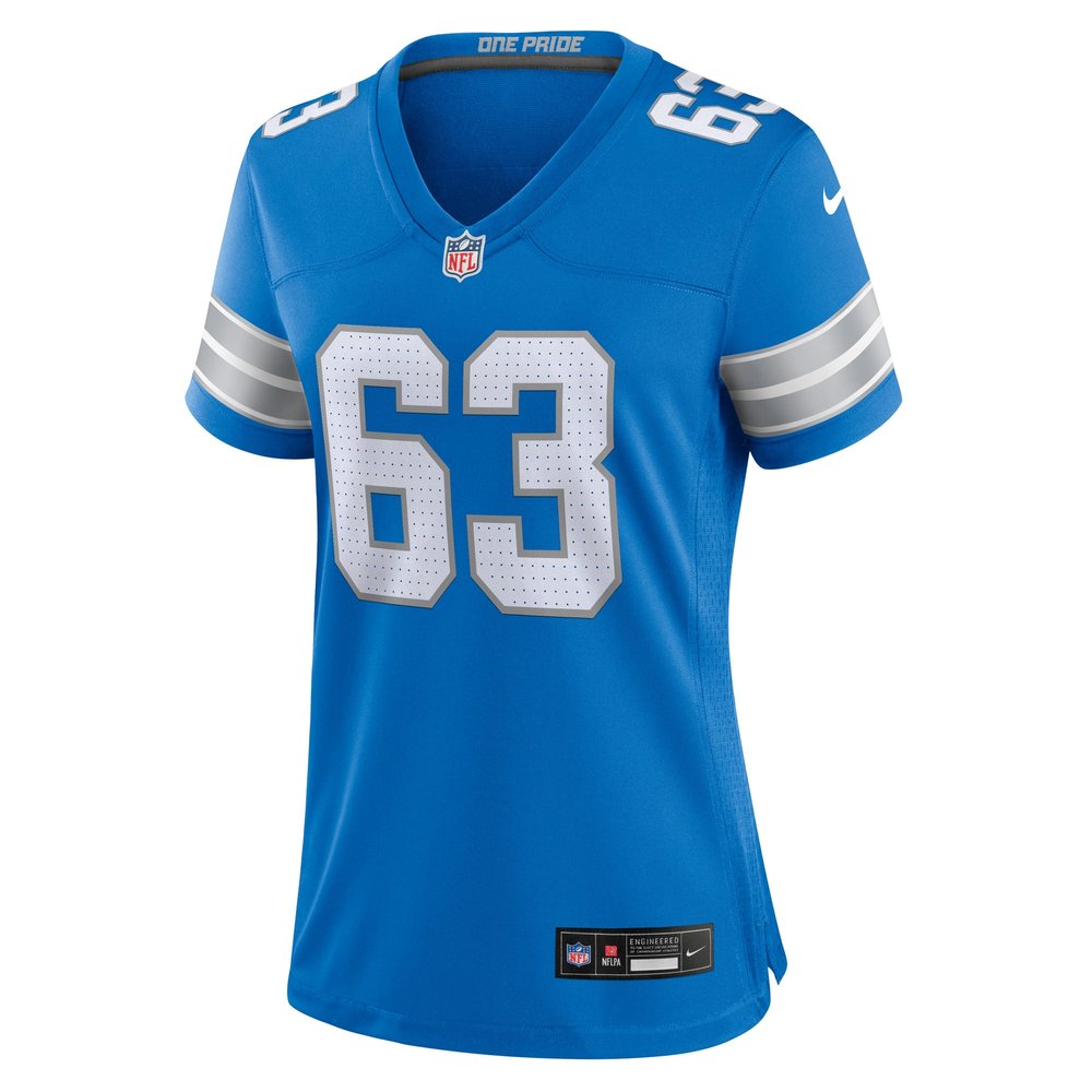 Women's Detroit Lions Duke Clemens  Blue Game Jersey