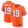 Men's Denver Broncos Marvin Mims Jr Orange Mile High Collection 1977 Throwback Player Game Jersey
