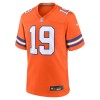 Men's Denver Broncos Marvin Mims Jr Orange Mile High Collection 1977 Throwback Player Game Jersey