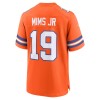 Men's Denver Broncos Marvin Mims Jr Orange Mile High Collection 1977 Throwback Player Game Jersey