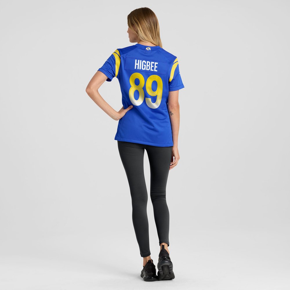 Women's Los Angeles Rams Tyler Higbee Royal Game Player Jersey