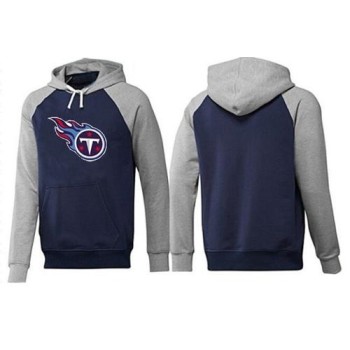 Tennessee Titans Logo Pullover Hoodie Dark Blue & Grey Tennessee Titans Logo Pullover Hoodie Dark Blue & Grey