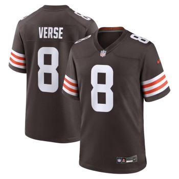 Men's Cleveland Browns #8 Jared Verse Nike Brown Nike Game Jersey
