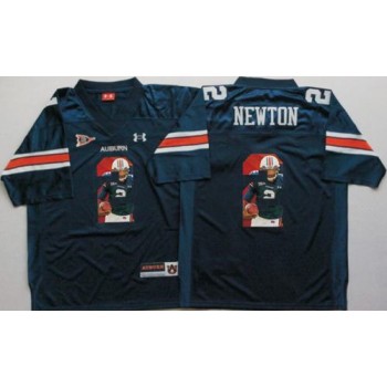 Tigers #2 Cam Newton Blue Player Fashion Stitched NCAA Jersey Tigers #2 Cam Newton Blue Player Fashion Stitched NCAA Jersey