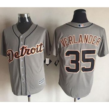 Tigers #35 Justin Verlander Grey New Cool Base Stitched MLB Jersey Tigers #35 Justin Verlander Grey New Cool Base Stitched MLB Jersey