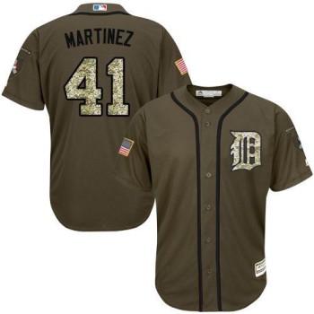 Tigers #41 Victor Martinez Green Salute to Service Stitched MLB Jersey Tigers #41 Victor Martinez Green Salute to Service Stitched MLB Jersey