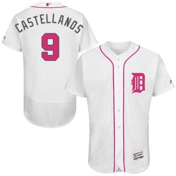 Tigers #9 Nick Castellanos White Flexbase Authentic Collection 2016 Mother's Day Stitched MLB Jersey Tigers #9 Nick Castellanos White Flexbase Authentic Collection 2016 Mother's Day Stitched MLB Jersey