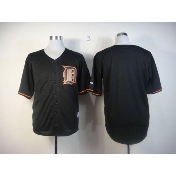 Tigers Blank Black Fashion Stitched MLB Jersey Tigers Blank Black Fashion Stitched MLB Jersey