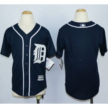 Tigers Blank Navy Blue Cool Base Stitched Youth MLB Jersey Tigers Blank Navy Blue Cool Base Stitched Youth MLB Jersey