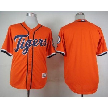 Tigers Blank Orange Cool Base Stitched MLB Jersey Tigers Blank Orange Cool Base Stitched MLB Jersey