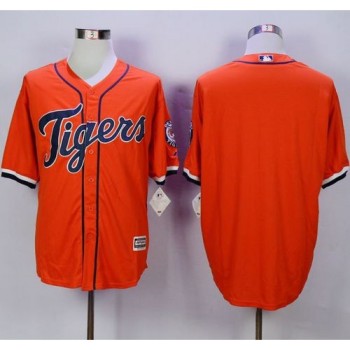 Tigers Blank Orange New Cool Base Stitched MLB Jersey Tigers Blank Orange New Cool Base Stitched MLB Jersey